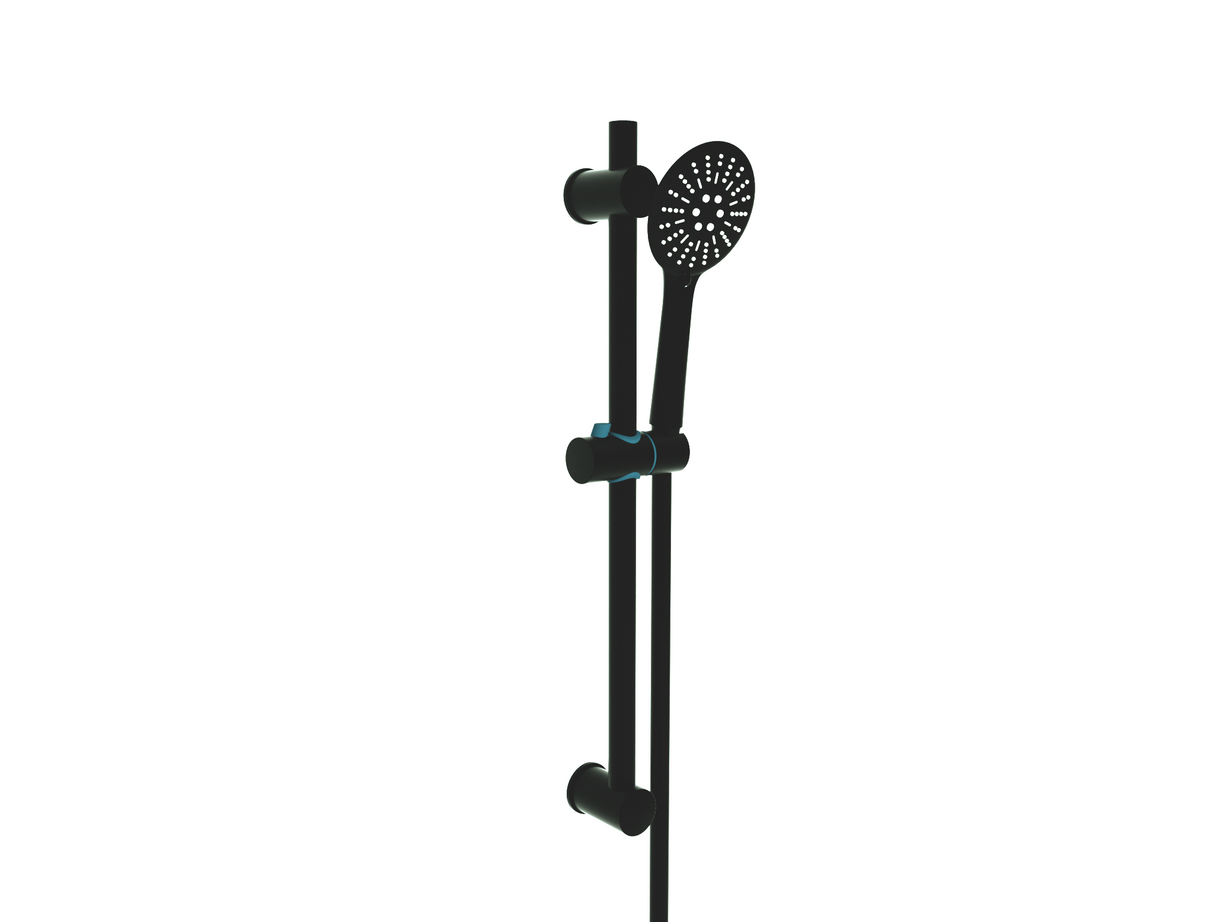 Kartell K-VIT Nero Round Slide Rail Kit-Matt Black (SHO057NR)