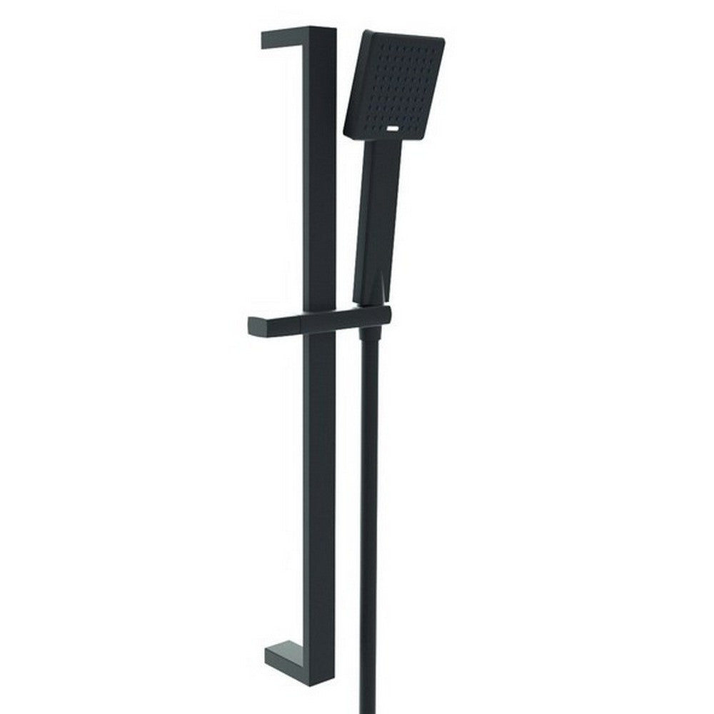 Kartell K-VIT Nero Square Slide Rail Kit-Matt Black (SHO058NS)