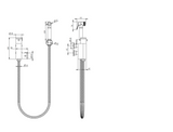 Kartell K-VIT Nero Douche Kit With Thermostatic Mixing Valve -Matt Black (SHO059DN)