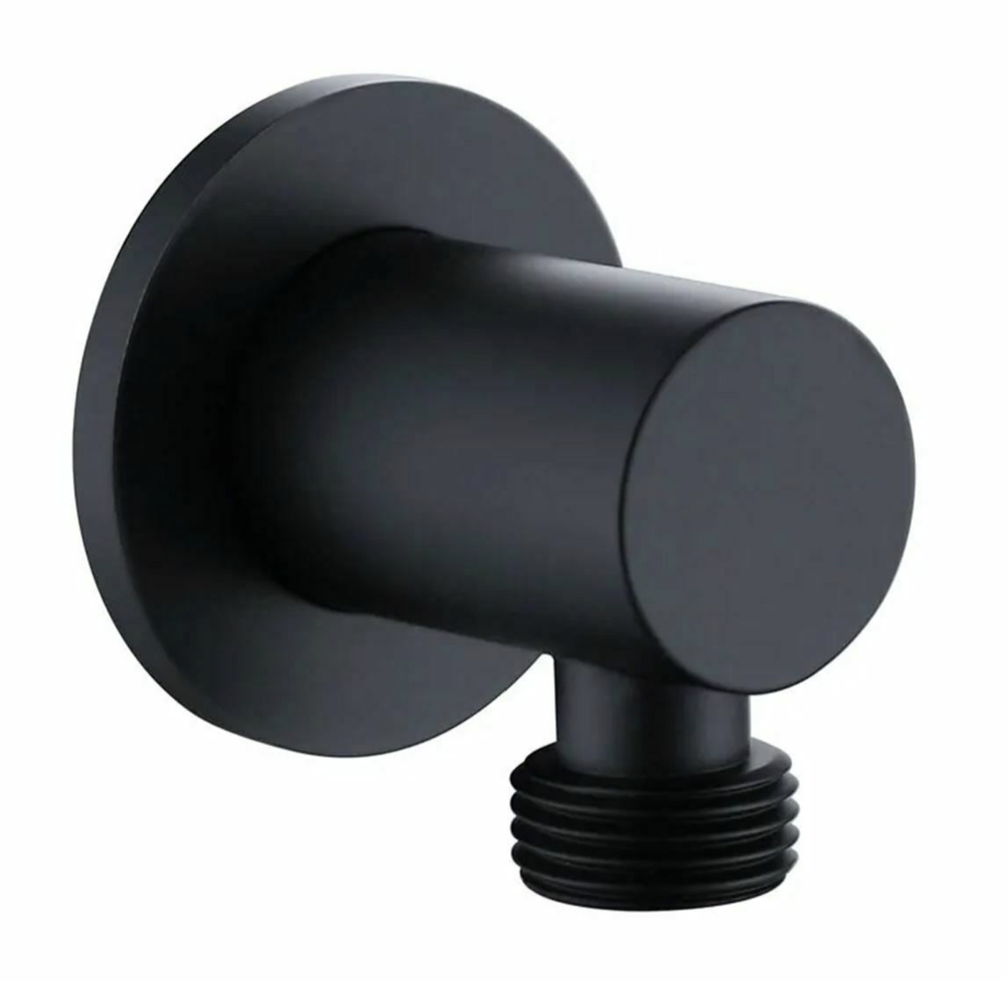 Kartell K-VIT Nero Round Shower Outlet Elbow- Matt Black (SHO088NR)