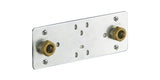 Kartell K-VIT Fast Fix Shower Plate-Chrome (SHO104SP)