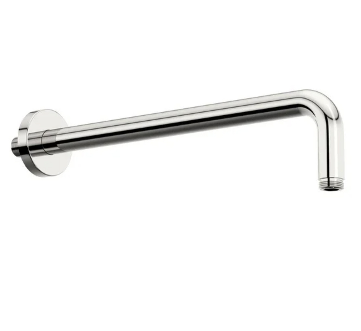 Kartell K-VIT Traditional Stainless Steel Shower Head 200mm with Round Wall Mounted Arm-Chrome (SHO102T-SHO113RO)