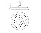 Kartell K-VIT 200mm Round Stainless Steel Shower Head - Chrome (SHO118RO)