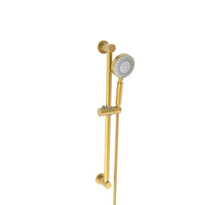 Kartell K-VIT Ottone Adjustable Slide Rail Kit in brushed brass