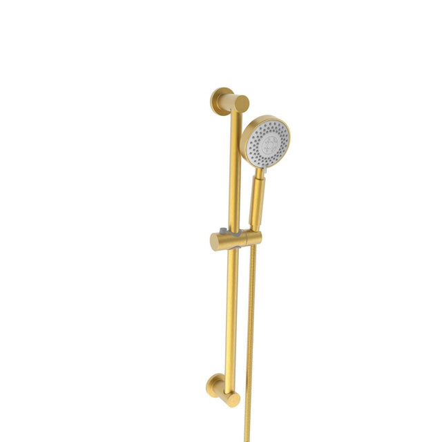 Kartell K-VIT Ottone Adjustable Slide Rail Kit in brushed brass