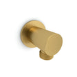 Kartell K-VIT Ottone Round Outlet Elbow in brushed brass