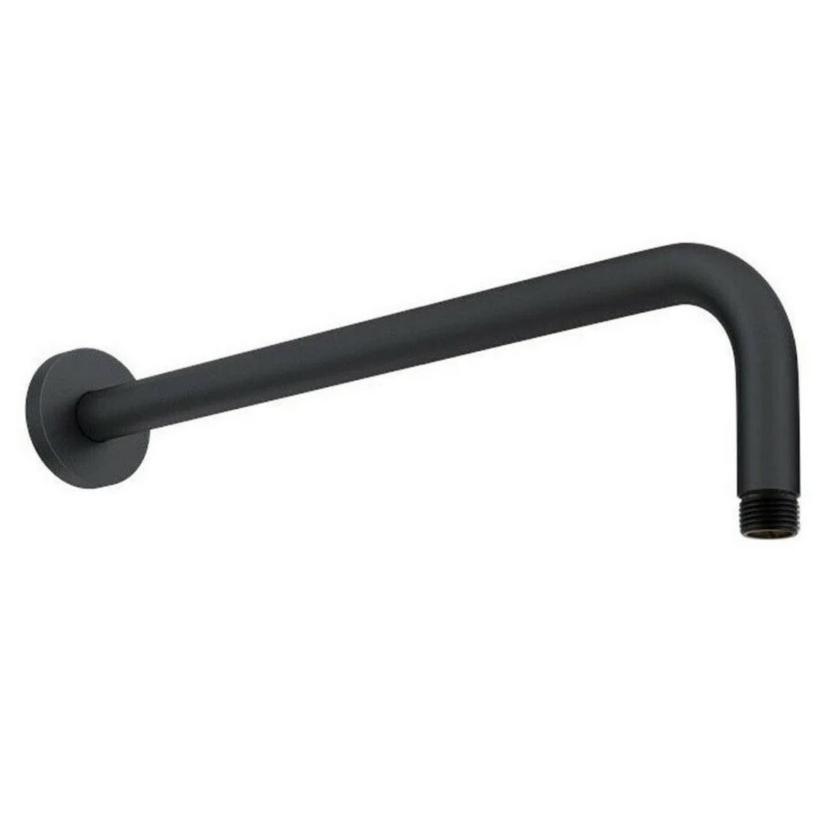 Kartell K-VIT Nero Round Wall Mounted Shower Arm- Matt Black (SHO150NR)