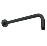 Kartell K-VIT Nero Round Wall Mounted Shower Arm- Matt Black (SHO150NR)