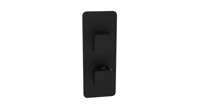Kartell K-VIT Kolt Concealed Shower Valve Single Outlet in matt black