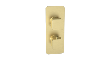 Kartell K-VIT Kolt Concealed Shower Valve Single Outlet in brushed brass