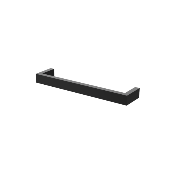 Kartell K-VIT Singola 12V matt black electric towel rail