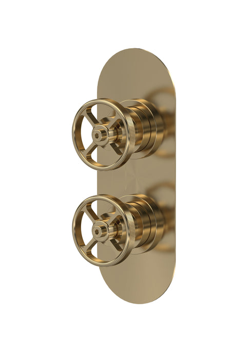 Nuie Dual Shower Valve With Diverter – Chrome, Matt Black or Brushed Brass, photo 3