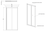 Kartell K-VIT KV6 Bi-Fold Shower Door 700mm (SIX700BF)