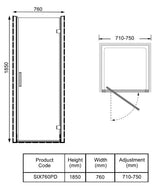 Kartell K-VIT KV6 Pivot Door (All Sizes)