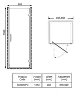 Kartell K-VIT KV6 Pivot Door (All Sizes)