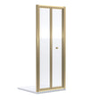 Nuie Rene 700mm Bifold Door – Brushed Brass