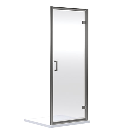 Nuie Rene Semi-Frameless Hinged Shower Door – 700mm, 760mm, 800mm & 900mm, photo 2