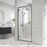 Nuie Rene Semi-Frameless Hinged Shower Door – 700mm, 760mm, 800mm & 900mm