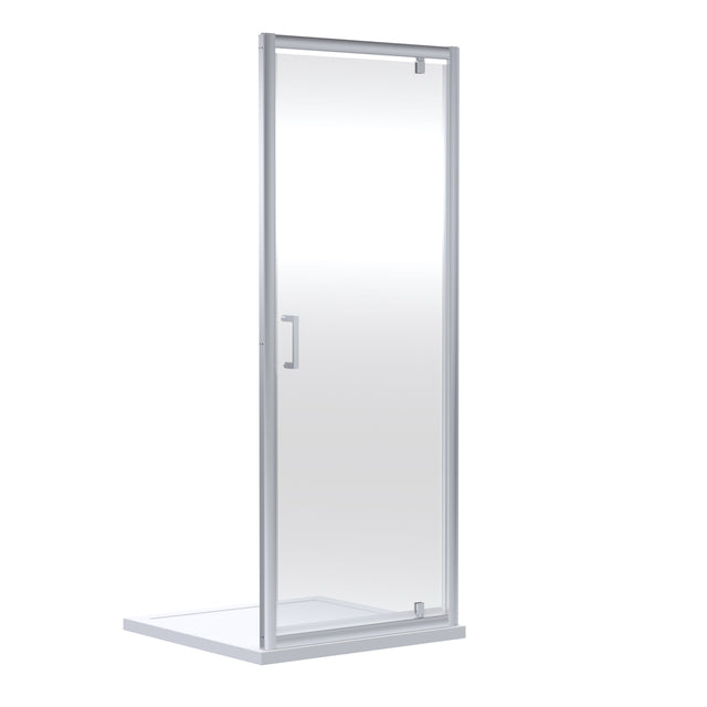 Nuie Rene 1000mm Pivot Shower Door – Chrome