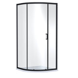 Nuie Rene 900mm Quadrant Single Entry Shower Enclosure – Matt Black, photo 2