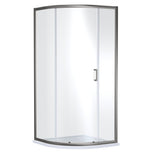 Nuie Rene 900mm Quadrant Shower Enclosure – Chrome or Brushed Pewter, photo 3