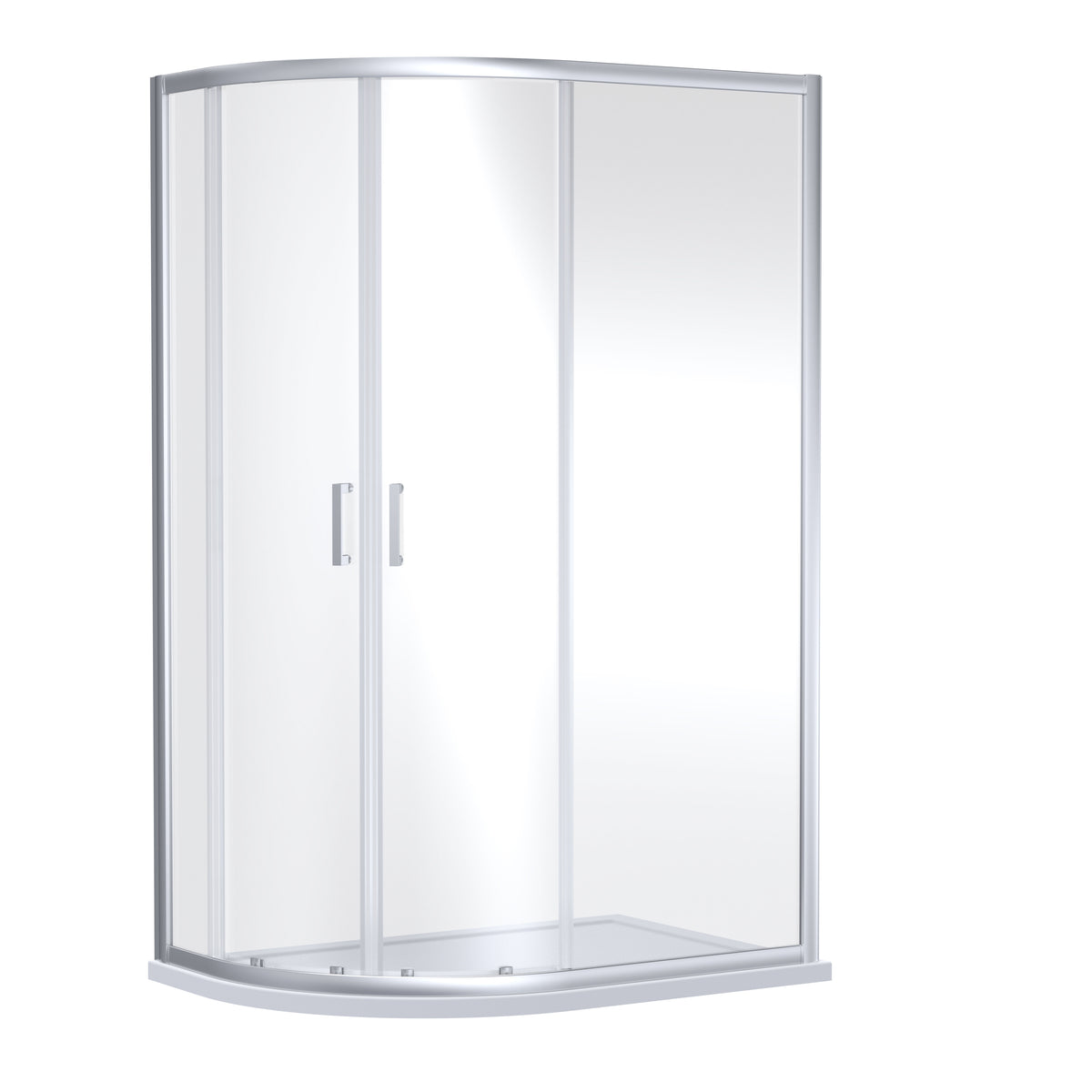 Nuie Rene Offset Quadrant Shower Enclosure – 900 x 760mm, 1000mm, 1000 x 800mm & 1000 x 900mm