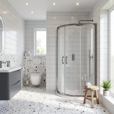 Nuie Rene Framed Shower Enclosure – 800mm & 900mm
