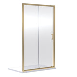 Nuie Rene 1500mm Sliding Door – Brushed Brass