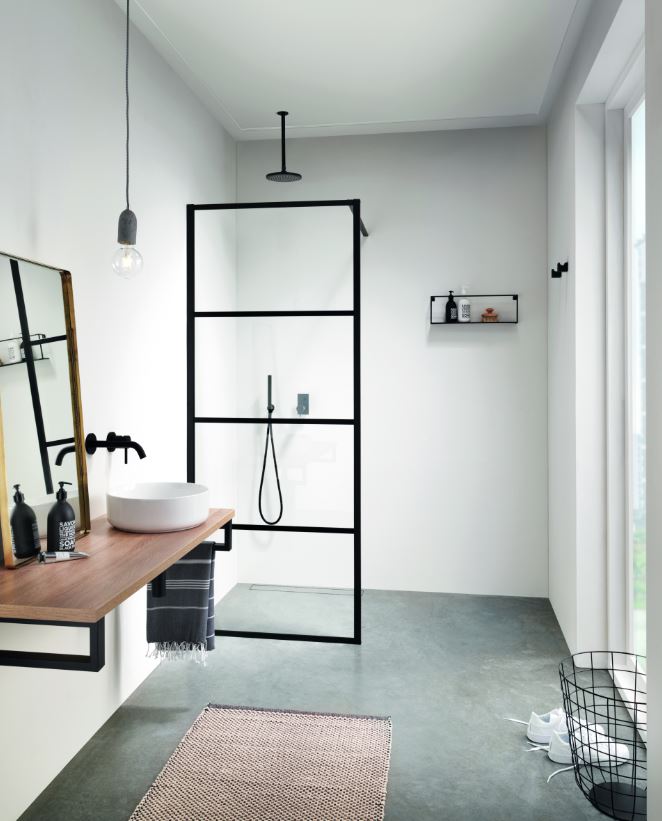 Impey Soho 900mm Wet Room Glass Shower Screen Single Panel (AW24SC01-N1-90)