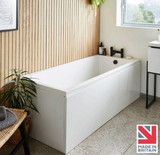Kartell K-VIT Spirit Single Ended 1700x700mm Bath with Legs- White Gloss (SPI1770SE)