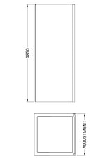 Nuie Ella Side Panel – 700mm, 760mm, 800mm & 900mm, photo 4