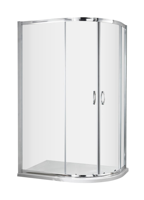 Nuie 900mm Ella1 Offset Quadrant Shower Enclosure – Chrome