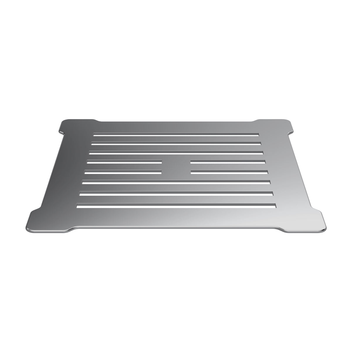 Nuie 90mm Round Fast Flow Shower Waste With Grid – Chrome or Matt White, photo 2