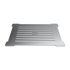 Nuie 90mm Round Fast Flow Shower Waste With Grid – Chrome or Matt White, photo 2