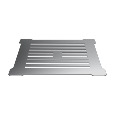 Nuie 90mm Round Fast Flow Shower Waste With Grid – Chrome or Matt White, photo 2