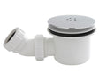 Nuie 90mm Round Fast Flow Shower Waste – Chrome or Matt White, photo 2