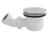 Nuie 90mm Round Fast Flow Shower Waste – Chrome or Matt White, photo 2