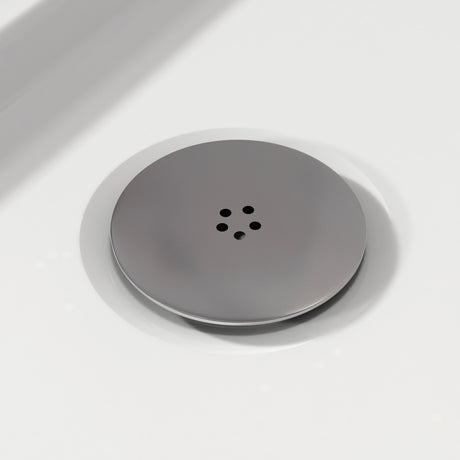 Nuie 90mm Round Fast Flow Shower Waste – Chrome or Matt White