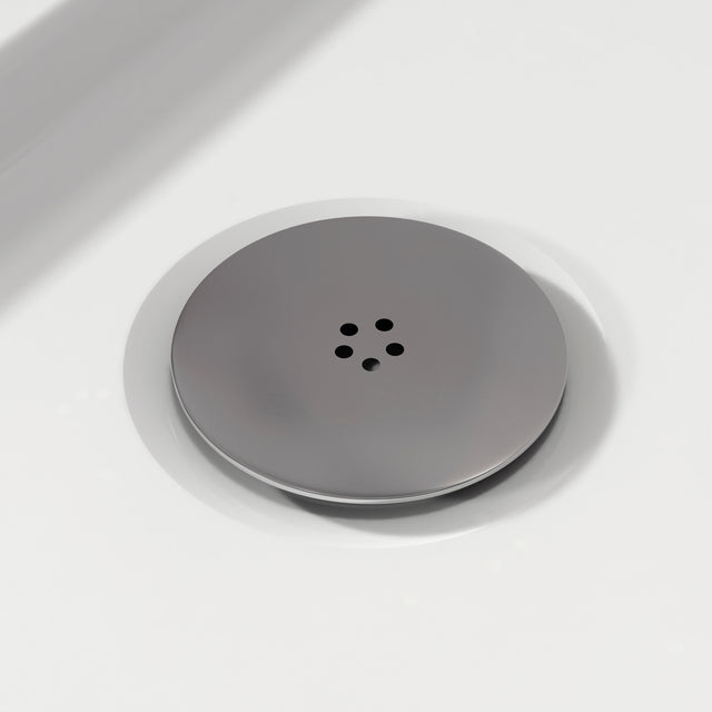 Nuie 90mm Round Fast Flow Shower Waste – Chrome or Matt White