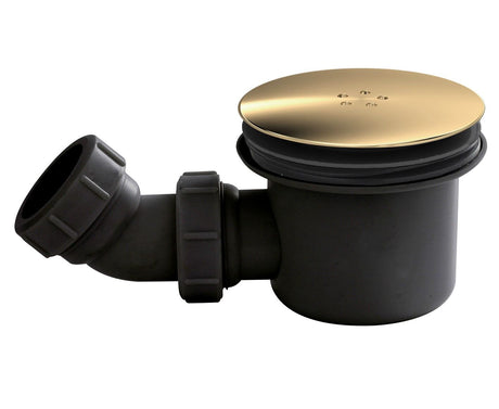 Nuie 90mm Fast Flow Shower Waste Base – Brushed Brass
