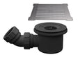 Nuie Fast Flow Shower Tray Waste With Grid – Brushed Pewter