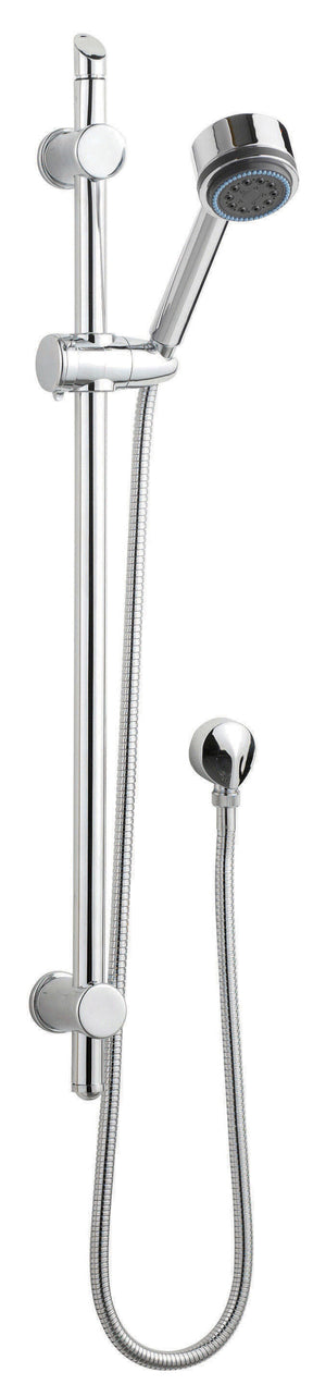Nuie Shower Slide Rail Kit – 740mm High – Chrome or Brushed Bronze
