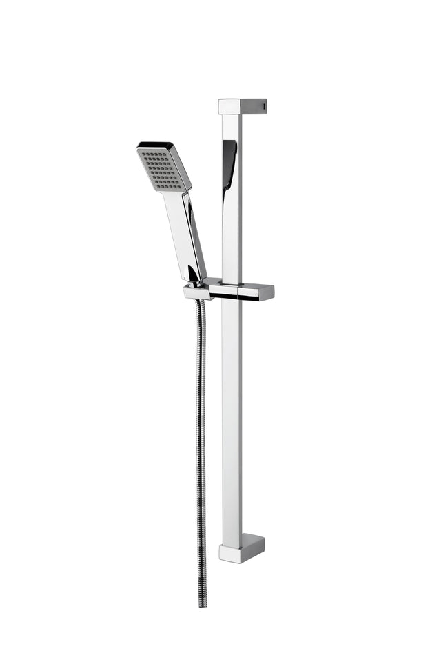 Nuie Shower Slide Rail Kit – 700mm High – Chrome
