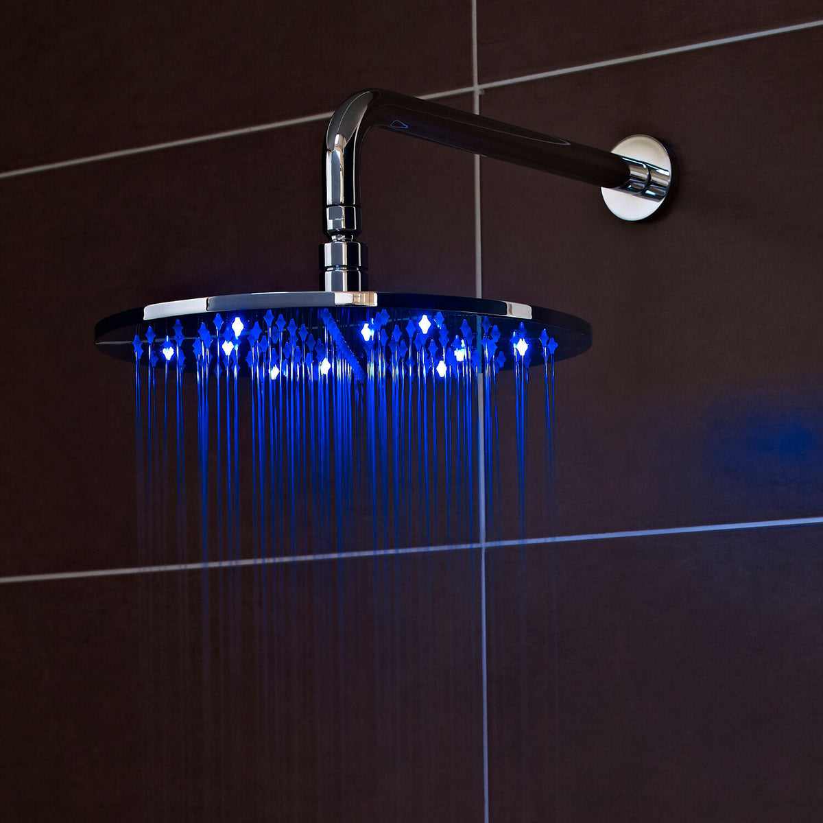 Nuie Fixed LED Shower Head – Chrome, photo 4