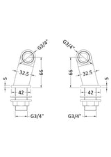 Nuie Inlet Leg – Chrome, photo 2