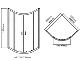 Kartell K-VIT Koncept Quadrant Shower Screens