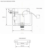 Kartell K-VIT Concealed Cistern (ACC001N)