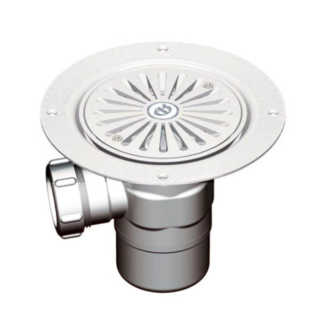 AKW Tuff Form 2 Part Gravity Waste Adaptor with GW19 Waste - Vinyl Floors (25129)