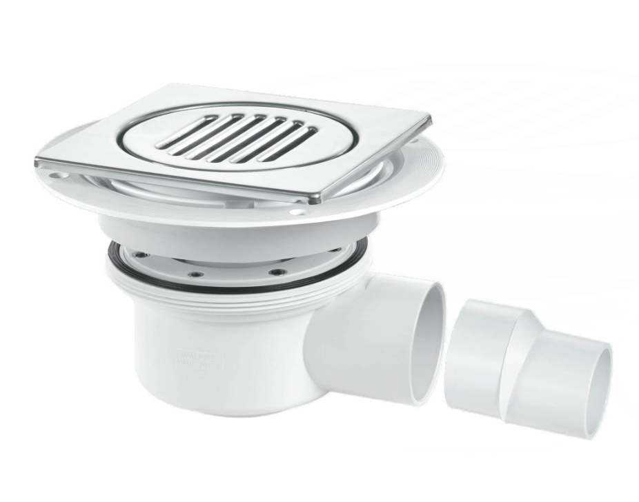 AKW McAlpine Wet Room Shower Gully – Choice of Trapped, Untrapped & Valve Gullies