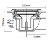 AKW McAlpine Wet Room Shower Gully – Choice of Trapped, Untrapped & Valve Gullies, photo 2
